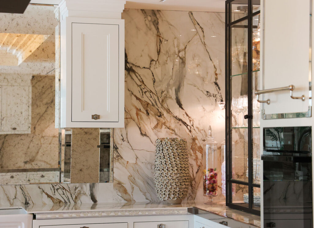 Detalle pared cocina, Villa Costa d'en Blanes