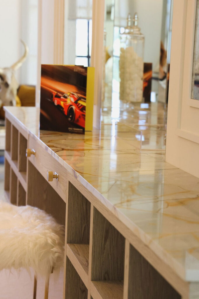 Detalle aparador, Villa Costa d'en Blanes