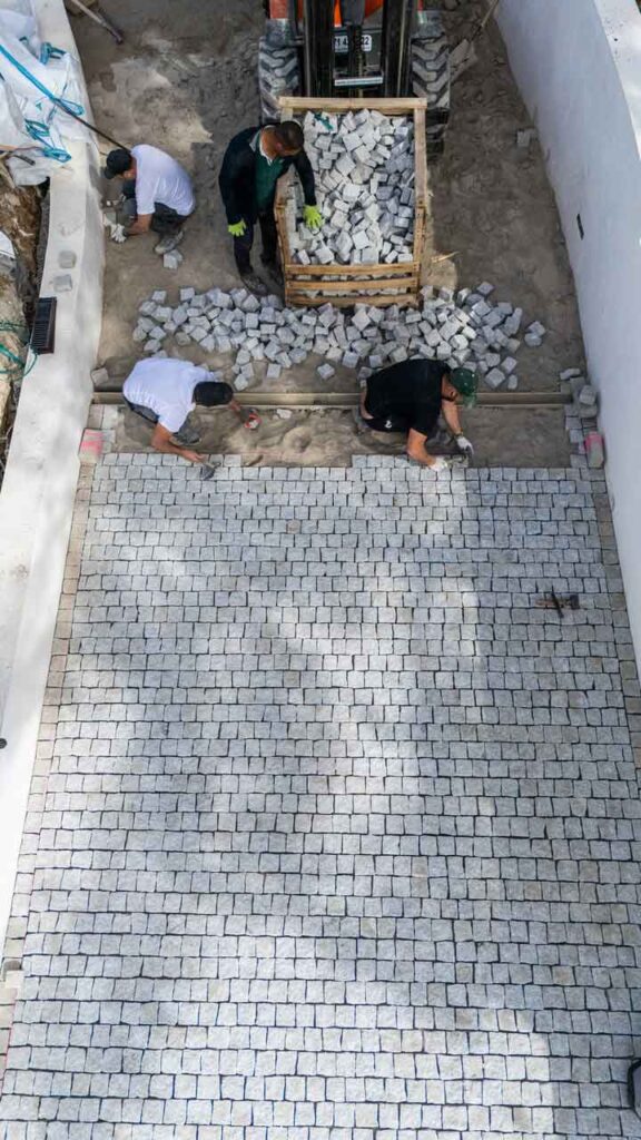 Kopfsteinpflaster in Bunyola